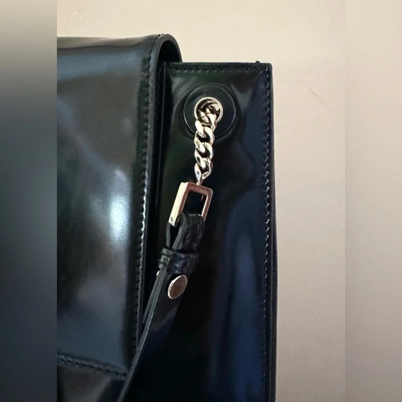 JASON WU ~ Black patent leather Authenticated luxury handbag with gold hardware - Picture 9 of 12